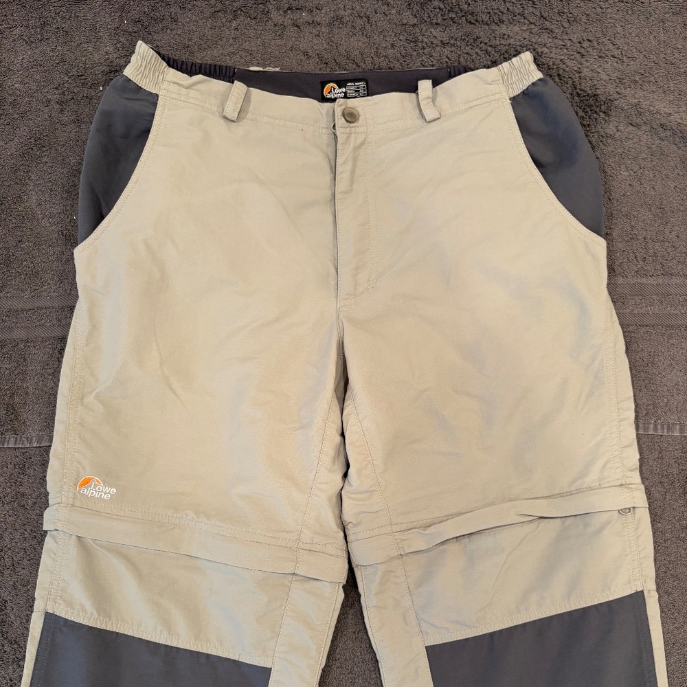 Lowe Alpine convertible hiking pants